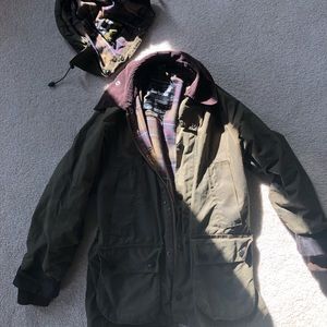 Barbour bedale unisex coat w/ detachable hood